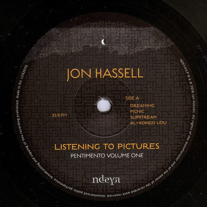 Jon Hassell - Listening To Pictures (Pentimento Volume One) (LP) Ndeya Vinyl 5060384612584