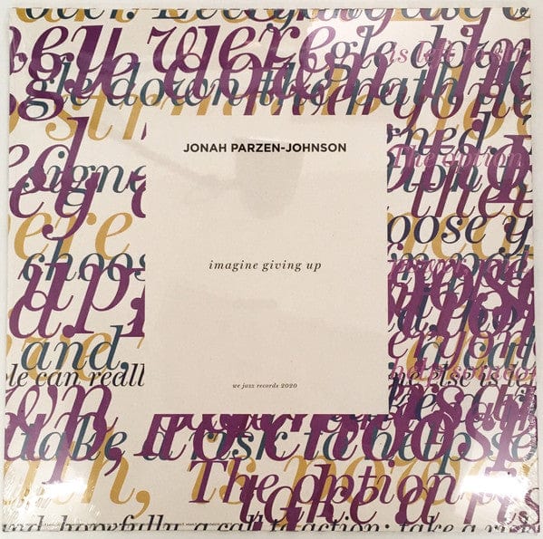Jonah Parzen-Johnson - Imagine Giving Up (LP) We Jazz Vinyl