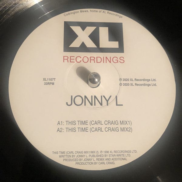 Jonny L - The Remixes '96-'97 (12") XL Recordings
