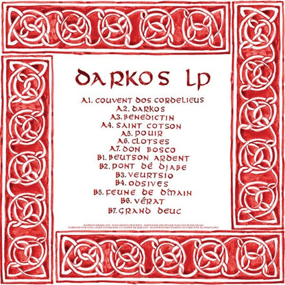 Jonquera - DARKOS LP (LP) Bamboo Shows Vinyl
