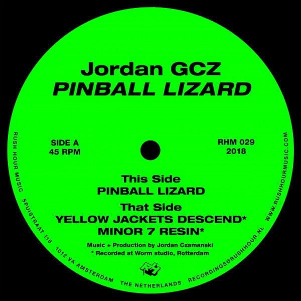 Jordan GCZ - Pinball Lizard (12") Rush Hour (4) Vinyl