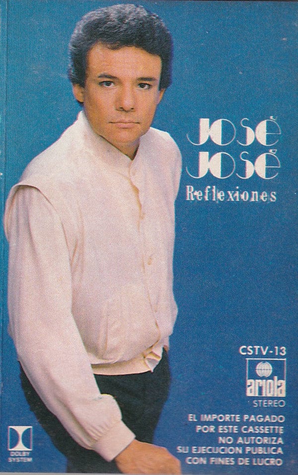 José José - Reflexiones (Cassette) Ariola Cassette
