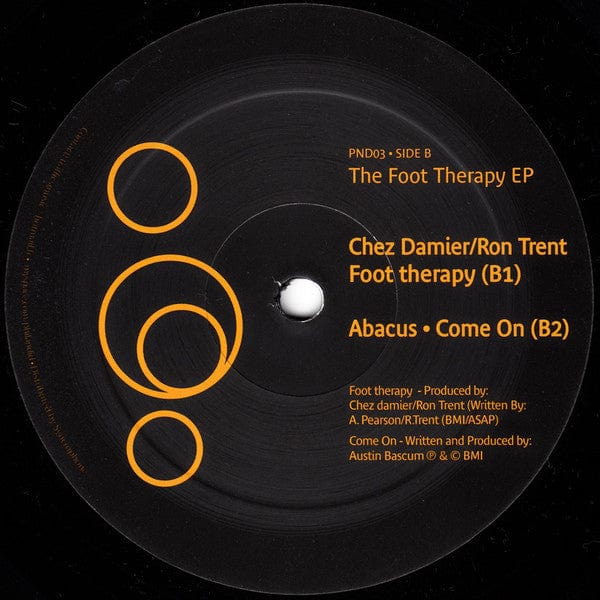 Joshua / Chez Damier / Ron Trent / Abacus - The Foot Therapy EP (12", EP, RE) P&D