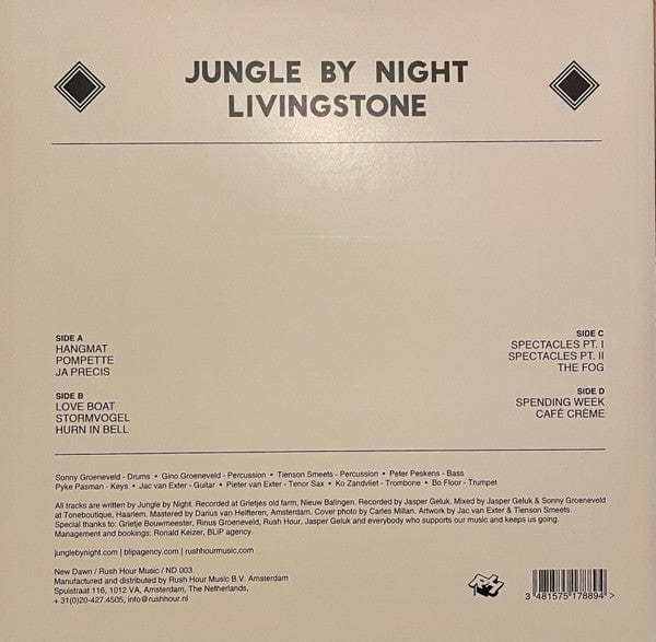 Jungle By Night - Livingstone (2xLP) New Dawn (6) Vinyl 3481575178894