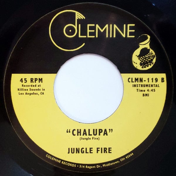 Jungle Fire - Firewalker (7") Colemine Records Vinyl 659123064613