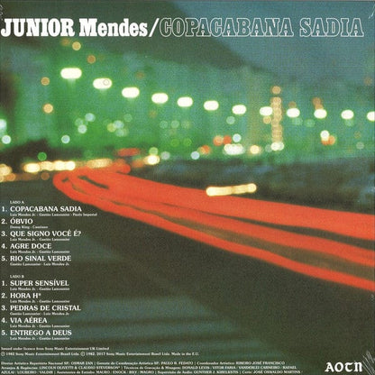 Junior Mendes - Copacabana Sadia (LP, Album, Ltd, RE, RM) on Athens Of The North at Further Records
