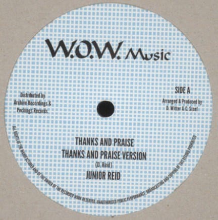 Junior Reid - Thanks & Praise (12", RE) W.O.W. Music