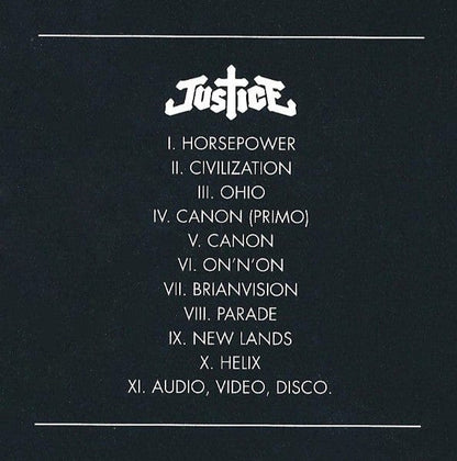 Justice (3) - Audio, Video, Disco. (2xLP) Ed Banger Records,Because Music Vinyl 5060281610645