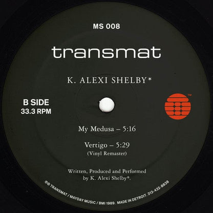 K. Alexi Shelby* - All For Lee-Sah (12") Transmat Vinyl