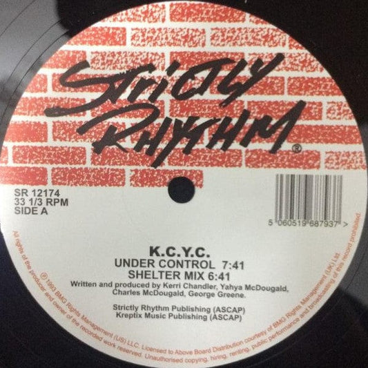 K.C.Y.C. - Under Control (12", RE, RM) Strictly Rhythm