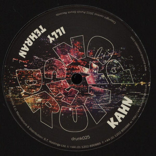 Kahn (5) - Illy / Tehran (12") Punch Drunk Vinyl