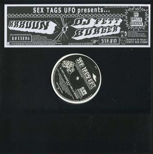 Kahuun - DJ Fett Burger & DJ Grillo Wiener - Batteri - StrÃ¸m (12", RP) Sex Tags UFO