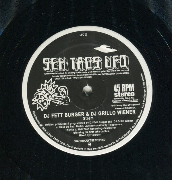 Kahuun - DJ Fett Burger & DJ Grillo Wiener - Batteri - Strøm (12", RP) on Further Records at Further Records