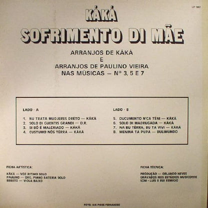 Káká - Sofrimento di Mãe (LP) Not On Label (Káká Self-released) Vinyl
