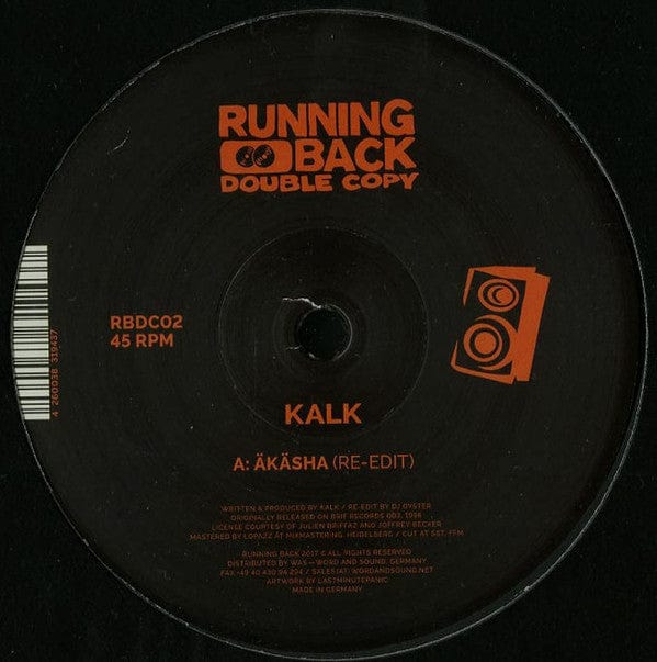 Kalk - Äkäsha (12") Running Back Double Copy
