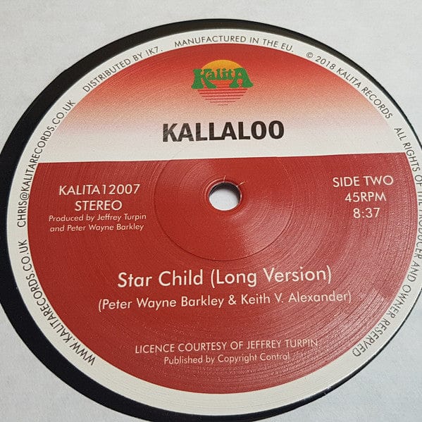 Kallaloo - Star Child (12") Kalita Records Vinyl 4012957510705