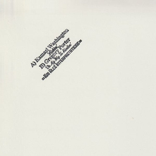 Kamasi Washington / Gregory Porter - Kai Alcé Interpretations (2x12") Not On Label Vinyl