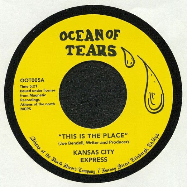 Kansas City Express - This Is The Place (7") Ocean Of Tears Vinyl