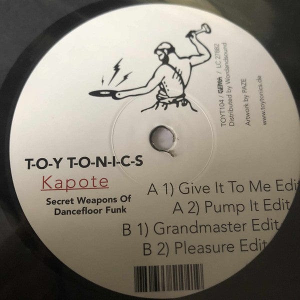 Kapote - Tonic Edits Vol. 7 (12") Toy Tonics Vinyl 0880655510419