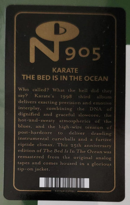 Karate - The Bed Is In The Ocean (LP) Numero Group Vinyl 825764190527