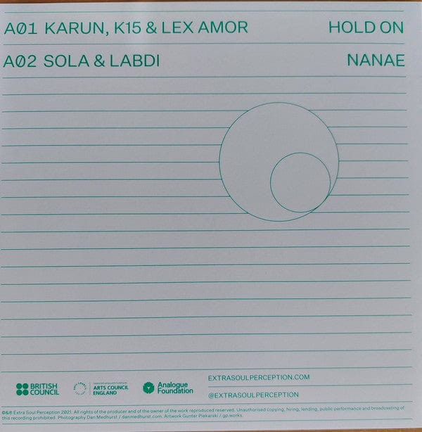 Karun, K15, Lex Amor / Sola & Labdi - New Tangents In Kampala, London & Nairobi 7" (7") Extra Soul Perception Vinyl