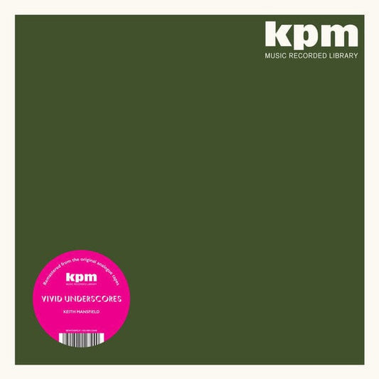 Keith Mansfield - Vivid Underscores (LP) Be With Records,KPM Music Vinyl 4251804123440