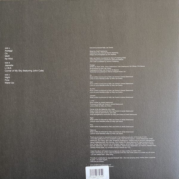 Kelly Lee Owens - Inner Song (LP) Smalltown Supersound Vinyl 7072822372200