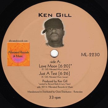 Ken Gill (3) - Love Moon (12") Alleviated Records Vinyl