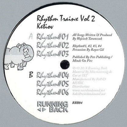 Ketiov - Rhythm Trainx Vol. 2 (12") Running Back Vinyl