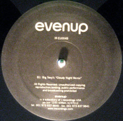 Kevin Yost - One Starry Night (Big Sexy Remixes) (12") on Evenup at Further Records