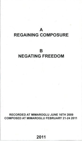 KFW* - Regaining Composure / Negating Freedom (Cassette) Ekhein Cassette