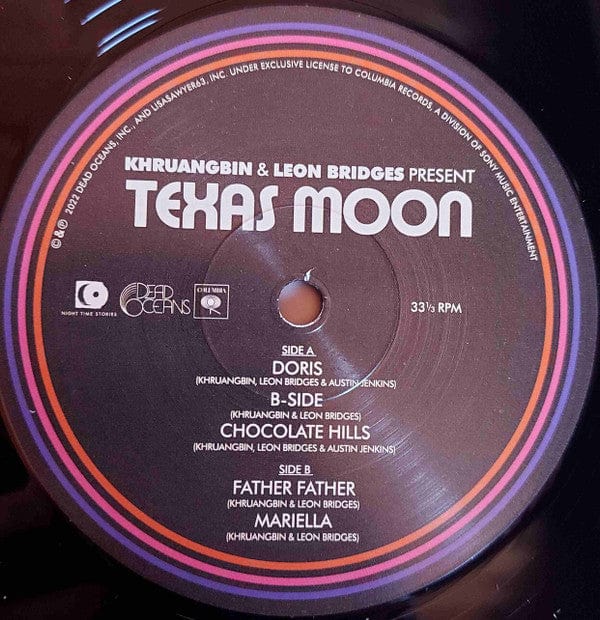 Khruangbin & Leon Bridges - Texas Moon (12") Dead Oceans Vinyl 656605155418