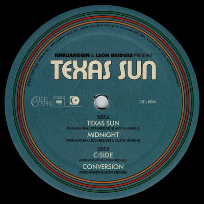 Khruangbin & Leon Bridges - Texas Sun (12") Dead Oceans,Night Time Stories Vinyl 656605151410