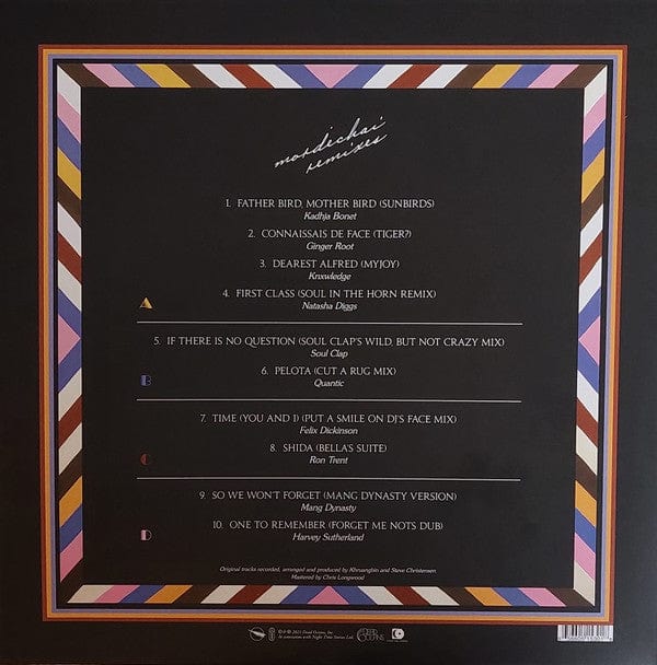 Khruangbin - Mordechai Remixes (2xLP) Dead Oceans,LateNightTales Vinyl 656605153018