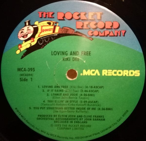 Kiki Dee - Loving & Free (LP) The Rocket Record Company Vinyl
