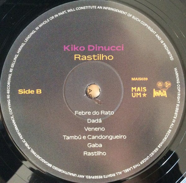 Kiko Dinucci - Rastilho (LP, Album + 7") Mais Um Discos