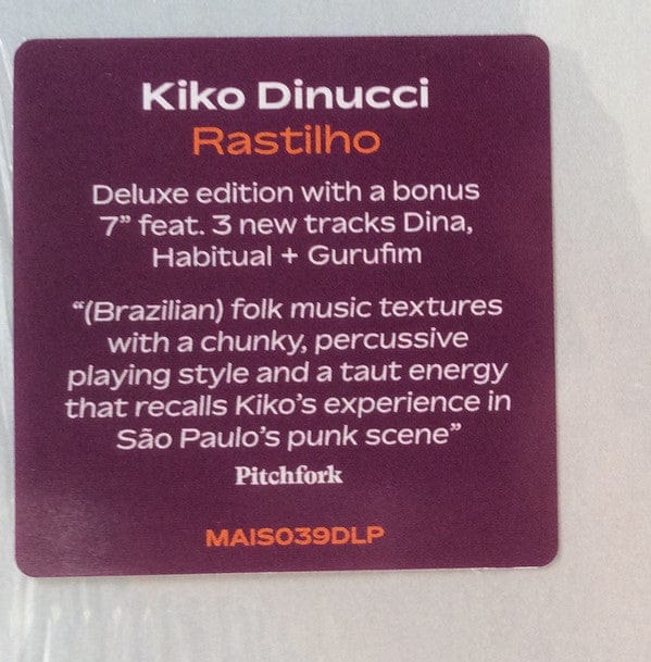 Kiko Dinucci - Rastilho (LP, Album + 7") Mais Um Discos