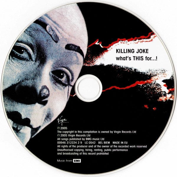 Killing Joke - What's This For...! (CD) Virgin,Virgin,Virgin CD 094631222429