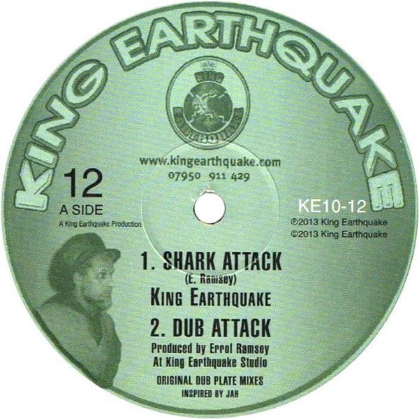 King Earthquake - Shark Attack / Torture The Devil (10") King Earthquake Vinyl