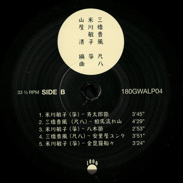 Kiyoshi Yamaya, Toshiko Yonekawa, Kifu Mitsuhashi - Wamono Groove (Shakuhachi & Koto Jazz Funk '76) (LP) 180g Vinyl