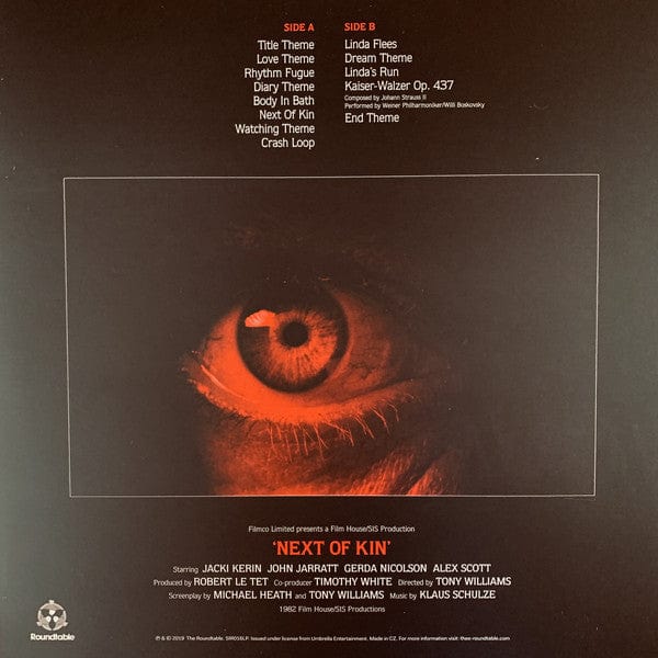 Klaus Schulze - Next Of Kin (Music from the Motion Picture Soundtrack ...