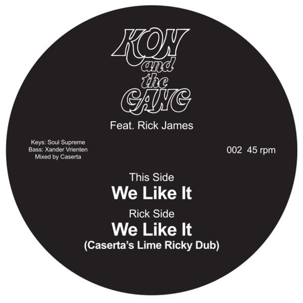 Kon & The Gang Feat. Rick James - We Like It (7") Star Time (2) Vinyl