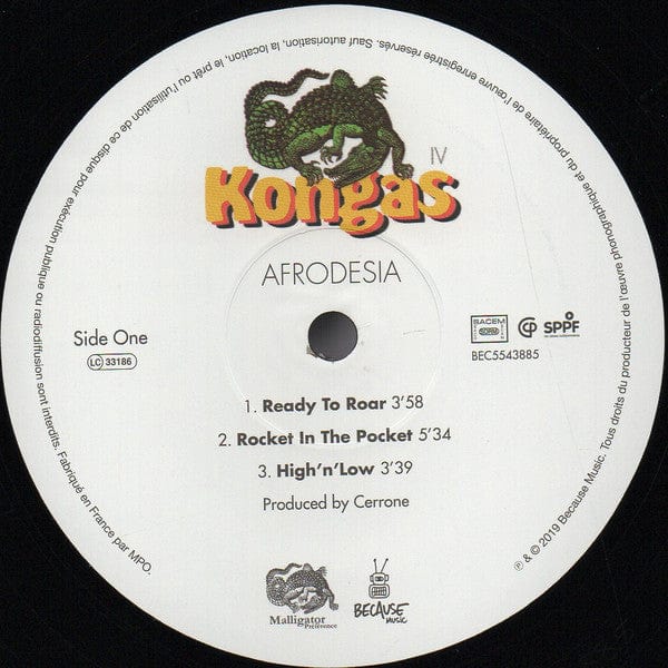 Kongas - Afrodesia  (12") Because Music,Malligator Preference Vinyl 5060525438851