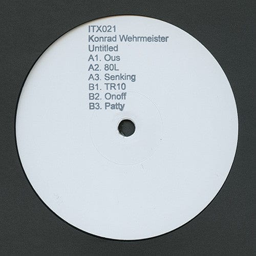 Konrad Wehrmeister - Untitled (12") Ilian Tape Vinyl