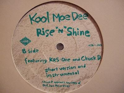 Kool Moe Dee Featuring KRS-One And Chuck D - Rise "N" Shine (12", Promo) Jive