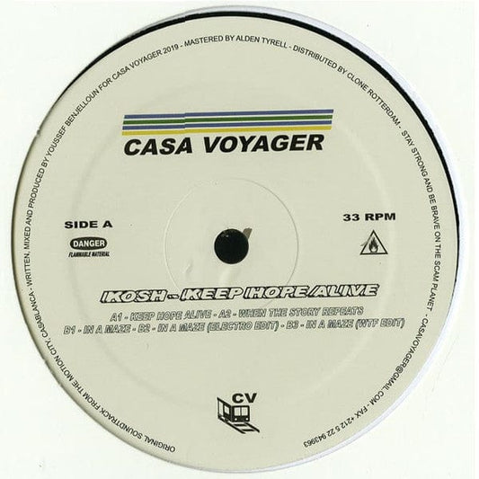 Kosh (7) - Keep Hope Alive (12") Casa Voyager