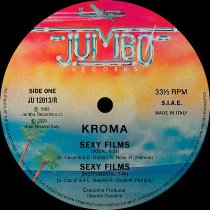 Kroma – Sexy Films (12", Jumbo Records, 2020) Image 4