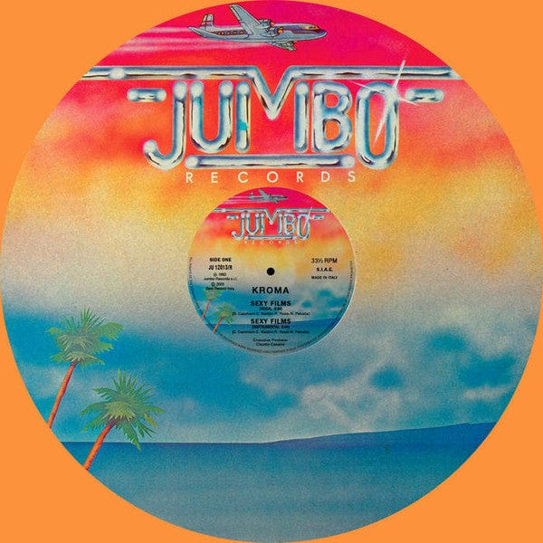 Kroma – Sexy Films (12", Jumbo Records, 2020) Back Cover