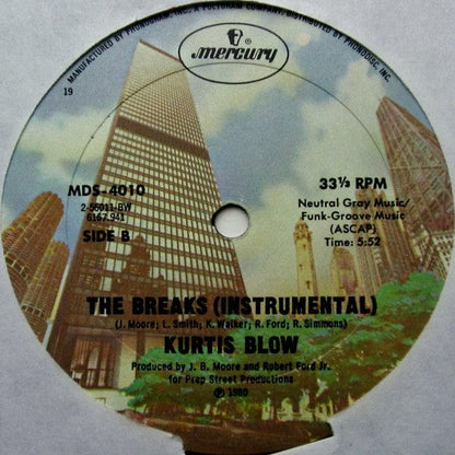 Kurtis Blow - The Breaks (12") Mercury Vinyl