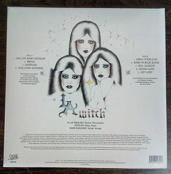 L.A. Witch - L.A. Witch (LP) Suicide Squeeze Vinyl 803238091914